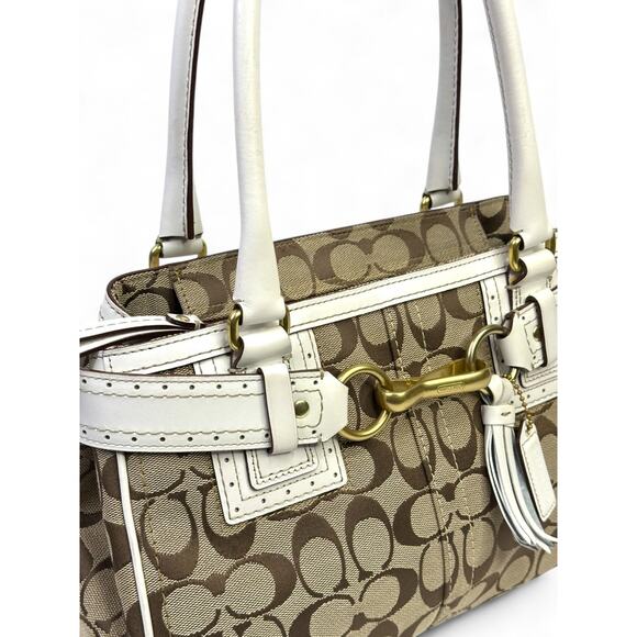 Coach Vintage Y2K Hampton Signature Satchel - Picture 4 of 16